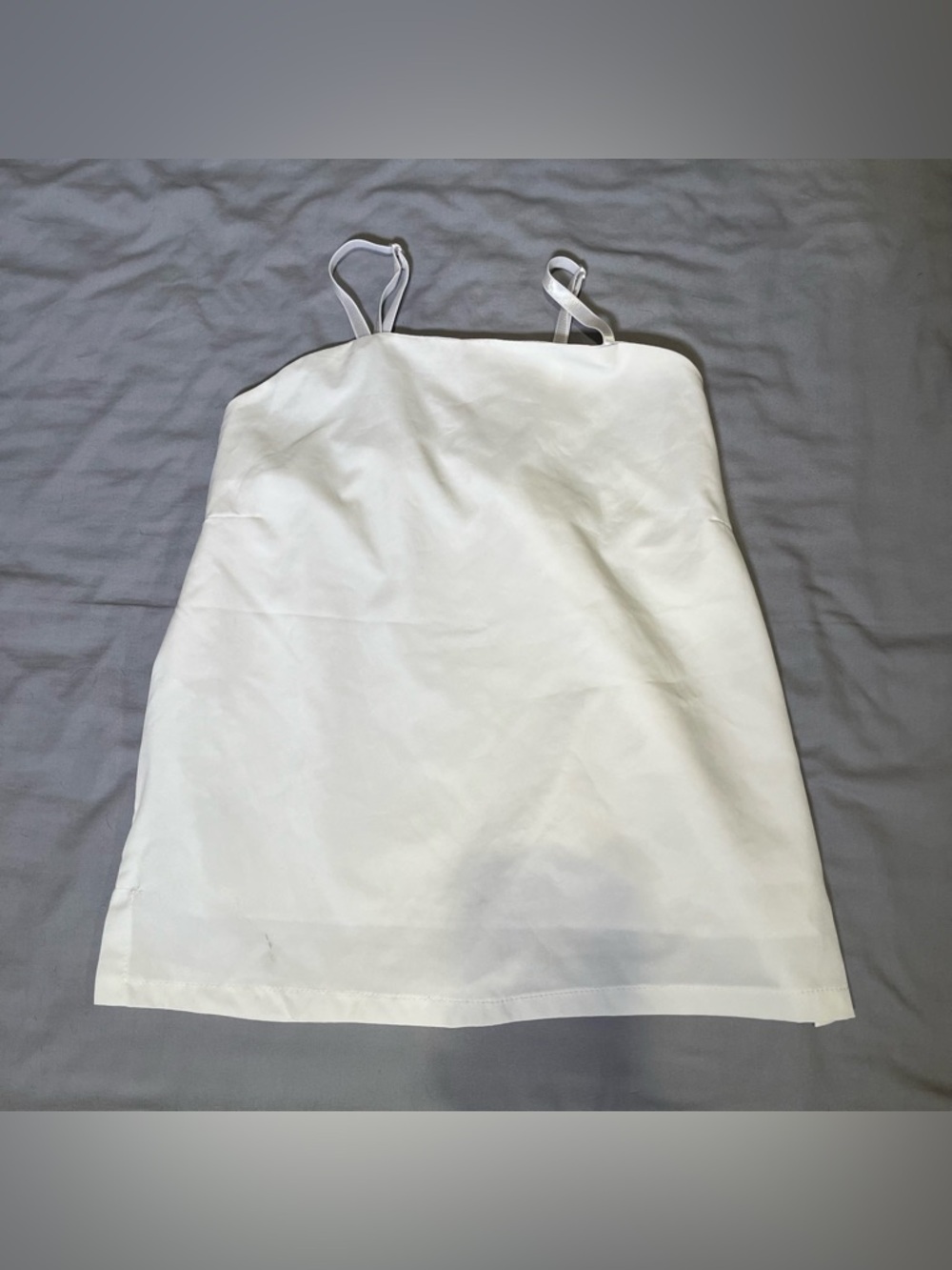 Plain white hanfu diaodai camisole